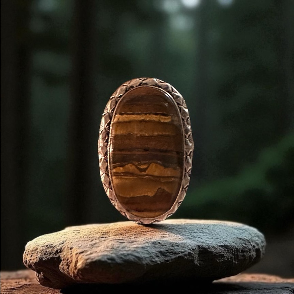 NEW TIGERS EYE RING